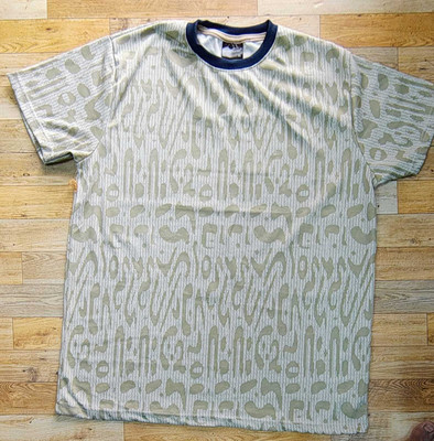 GALAXYGARMENTS Abstract Men Round Neck Green, Grey T-Shirt