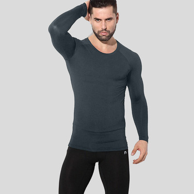 unbeatable Solid Men Round Neck Blue T-Shirt