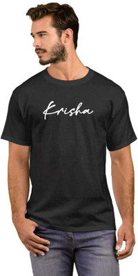 GNS Nationals Conversational, Graphic Print Men Round Neck Black T-Shirt