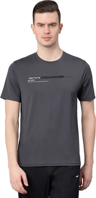 RED TAPE Graphic Print Men Round Neck Grey T-Shirt