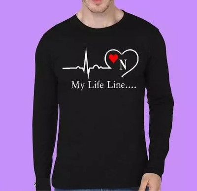 ApheFashion Printed, Typography Men Round Neck Black T-Shirt
