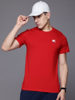 HRX by Hrithik Roshan Printed Men Round Neck Red T-Shirt