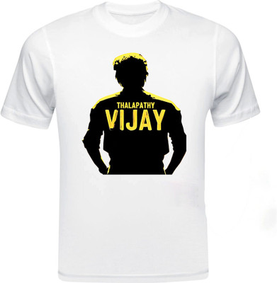 Ashu Fashions Graphic Print Men Round Neck White T-Shirt