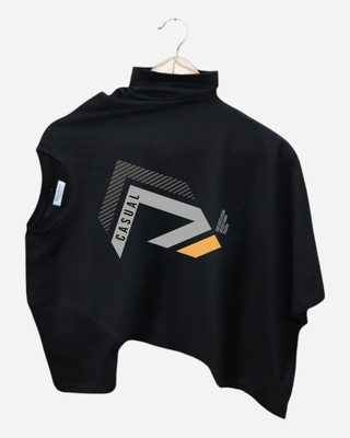 Magneto Printed Men Crew Neck Black T-Shirt