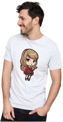 NOIIDAPRINT Printed Men Round Neck Multicolor T-Shirt