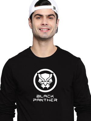 RULEDBYSUN Solid Men Round Neck Black T-Shirt