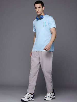 SZN Printed Men Round Neck Light Blue T-Shirt