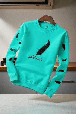 FASHIUM Printed Men Round Neck Green T-Shirt
