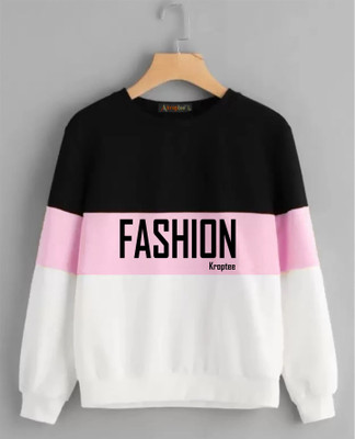 Kroptee Typography Men Round Neck Multicolor T-Shirt