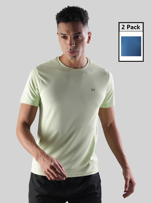 Force NXT Solid Men Round Neck Multicolor T-Shirt