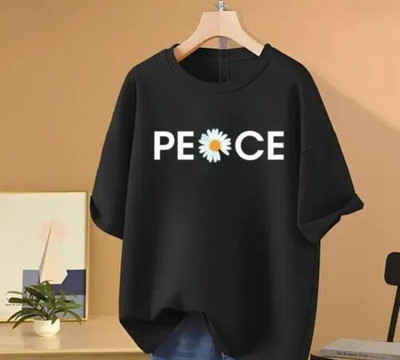 thejoganbrand Printed Men Round Neck Black T-Shirt