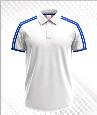 GRATITUDE ROCK Solid Men Polo Neck Red T-Shirt