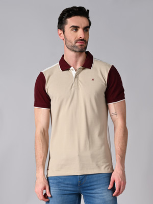 KILLER Colorblock Men Polo Neck Multicolor T-Shirt