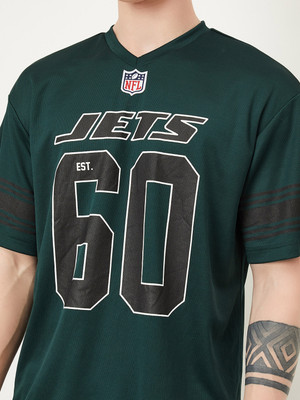 MAX Printed Men Round Neck Green T-Shirt