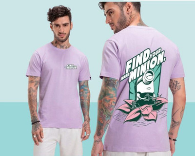 stylesmyth Printed Men Round Neck Multicolor T-Shirt