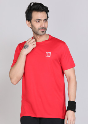 HRX by Hrithik Roshan Graphic Print Men Round Neck Red T-Shirt