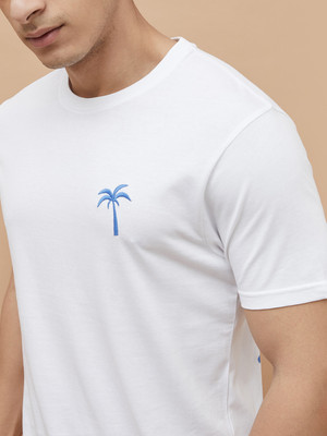Fame Forever by Lifestyle Printed Men Round Neck White T-Shirt