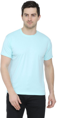 YUALIN CREATION Solid Men Crew Neck Multicolor T-Shirt