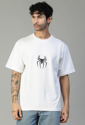 Dili Clothing Solid Men Round Neck White T-Shirt