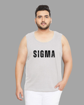 KIXO PLUS Typography Men Round Neck Grey T-Shirt