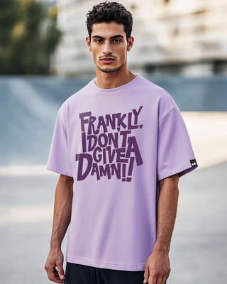 BEWAKOOF Typography Men Round Neck Purple T-Shirt