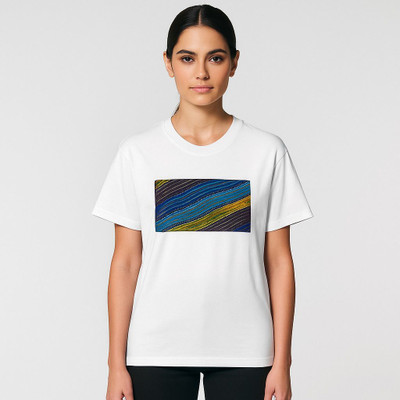 THREADTANTRUMS Printed Women Round Neck White T-Shirt