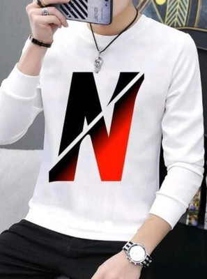 KRYONIX Solid Men Round Neck Silver T-Shirt