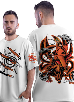 Thecrazymonk Graphic Print Men Round Neck White T-Shirt