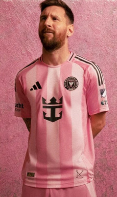 IZON Printed Men Round Neck Pink T-Shirt