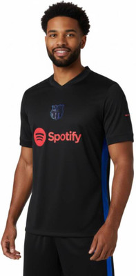 Smv Printed Men Round Neck Black T-Shirt