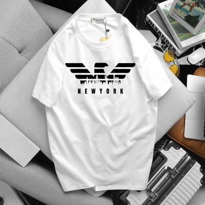 Magneto Printed, Typography Men Round Neck White T-Shirt