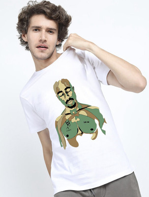 EPIKO Printed Men Round Neck White T-Shirt
