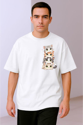 BLOSSOMTRADER Graphic Print Men Round Neck Black T-Shirt