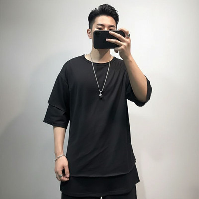 A2R FASHION Solid Men Round Neck Black T-Shirt
