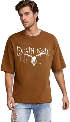 Ericia Printed Men Polo Neck Brown T-Shirt