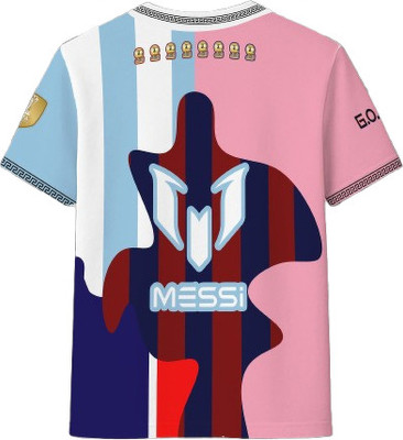 HavRim Graphic Print Men Round Neck Pink T-Shirt