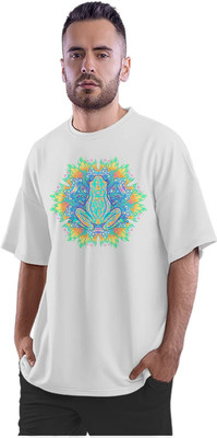 KRYONIX Solid Men Round Neck White T-Shirt
