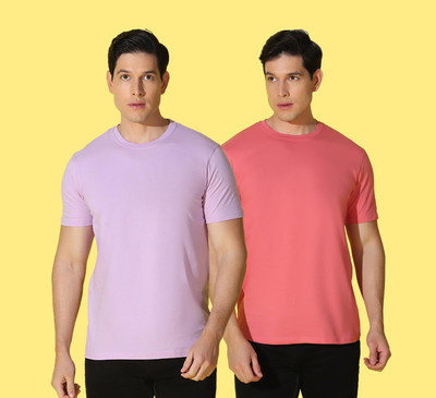 WOOSTRO Typography, Solid Men Round Neck Multicolor T-Shirt