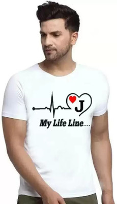 FASHNET Printed Men Round Neck White T-Shirt