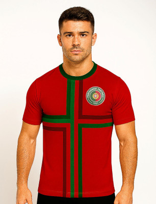 Ryze Printed Men Round Neck Red T-Shirt