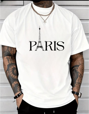 goodsign Typography Men Round Neck White T-Shirt