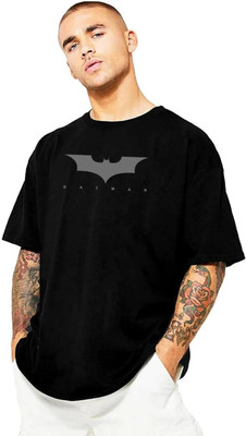 Modern Mode Creation Printed Men Round Neck Black T-Shirt