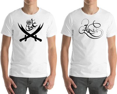 geetaffashion Printed Men Round Neck White T-Shirt