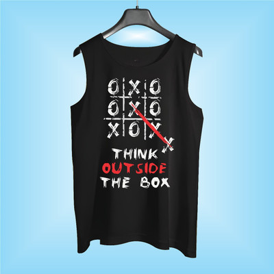 Menkovy Graphic Print Men Round Neck Black T-Shirt