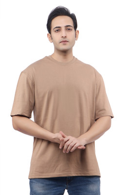 WILD ELEPHANT Solid Men Round Neck Multicolor T-Shirt