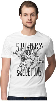 NOIDAPRINT Printed Men Round Neck Multicolor T-Shirt