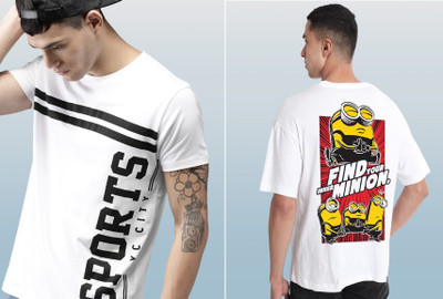 stylesmyth Printed Men Round Neck Multicolor T-Shirt