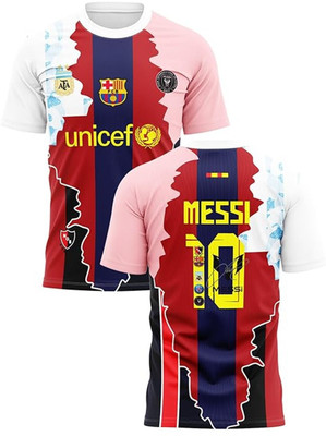 teky Printed Men Polo Neck Multicolor T-Shirt