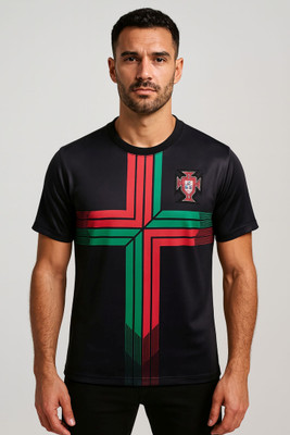 Ryze Printed Men Round Neck Black T-Shirt