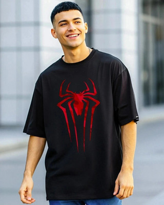 BEWAKOOF Graphic Print Men Round Neck Black T-Shirt